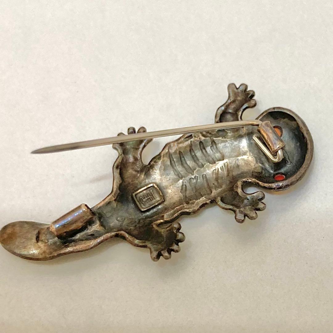 【東京展up!】長井一馬　「小さなオオサンショウウオ」ブローチ