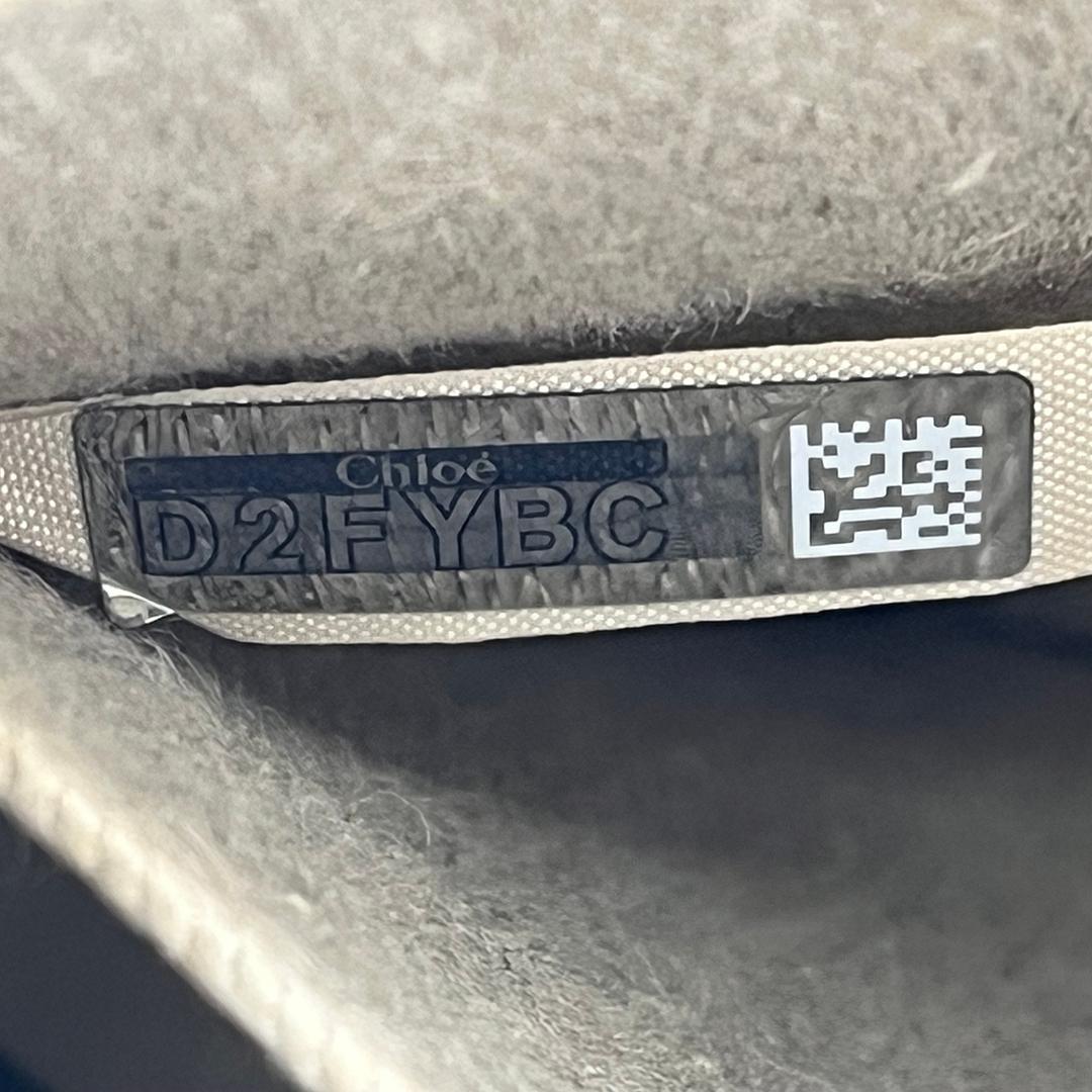 Chloe クロエ ウッディ スモール トートバッグ 2way キャンバス