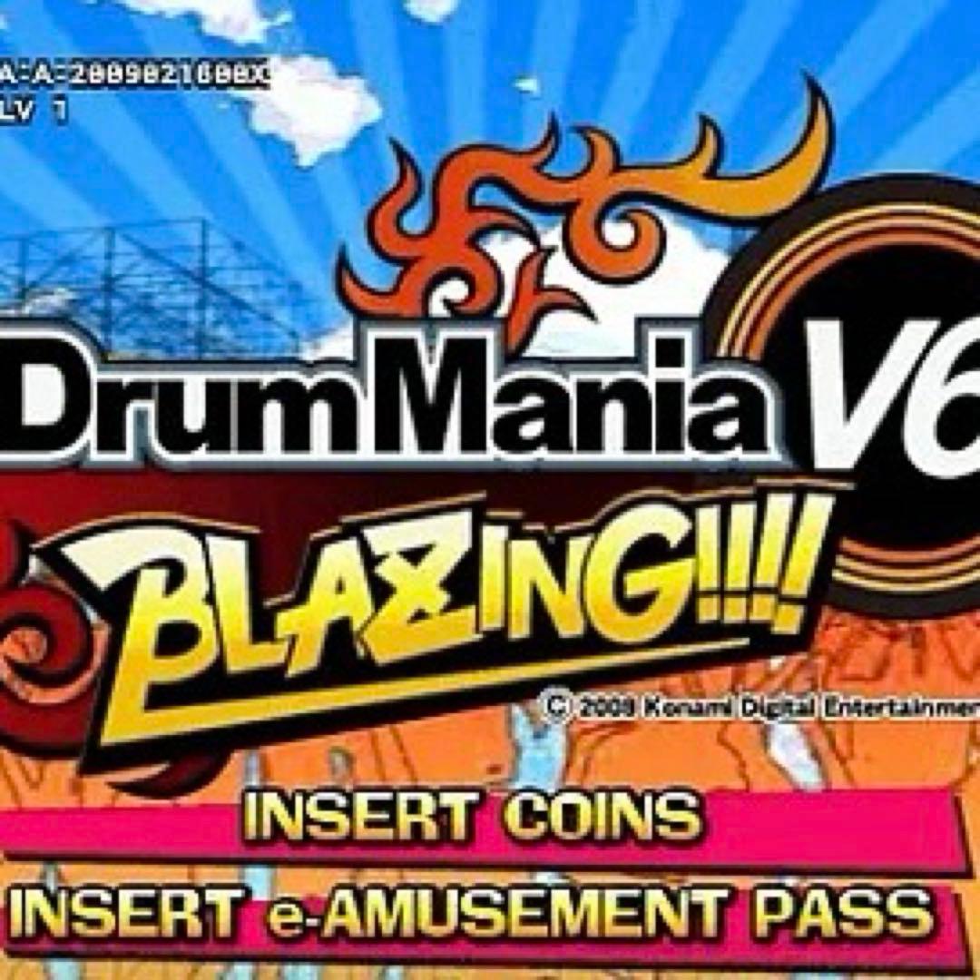 Drum Mania V6 BLZING!!! アーケード タイトル アクリル