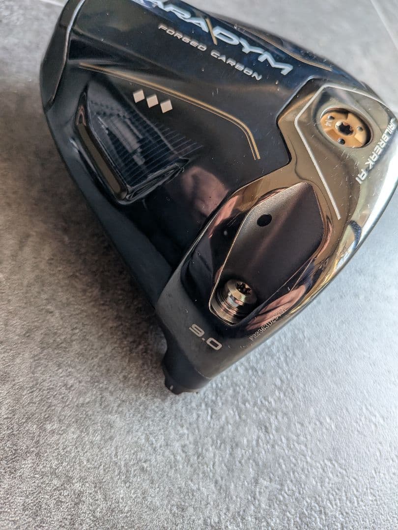 ●かなり美品　名器●パラダイム　トリプルダイヤモンド　ドライバー　９度ヘッドのみ