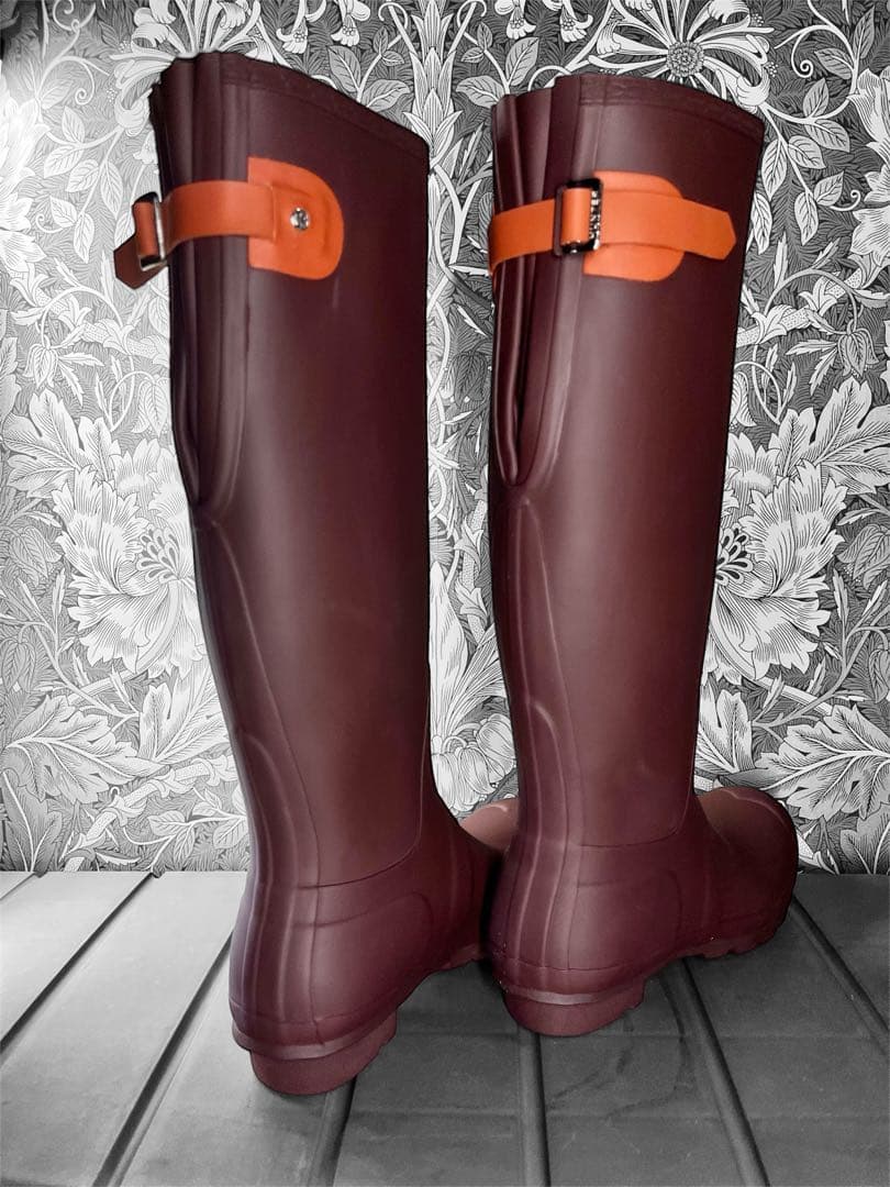 HUNTER 激レア　長靴 バックストラップ付き