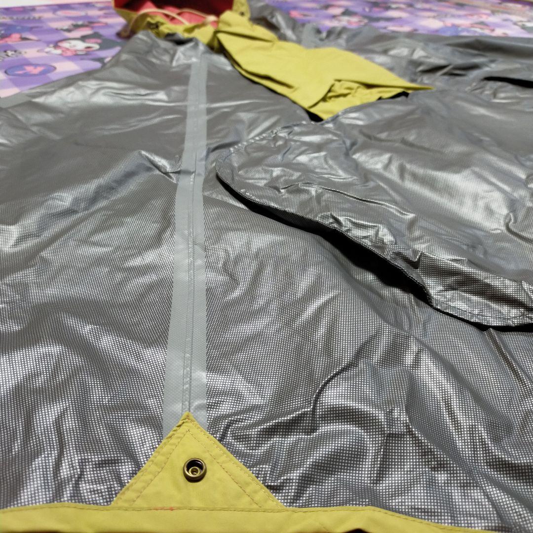 AIGLE エーグル レインポンチョ フード付 レインコート 雨具 ピンク系