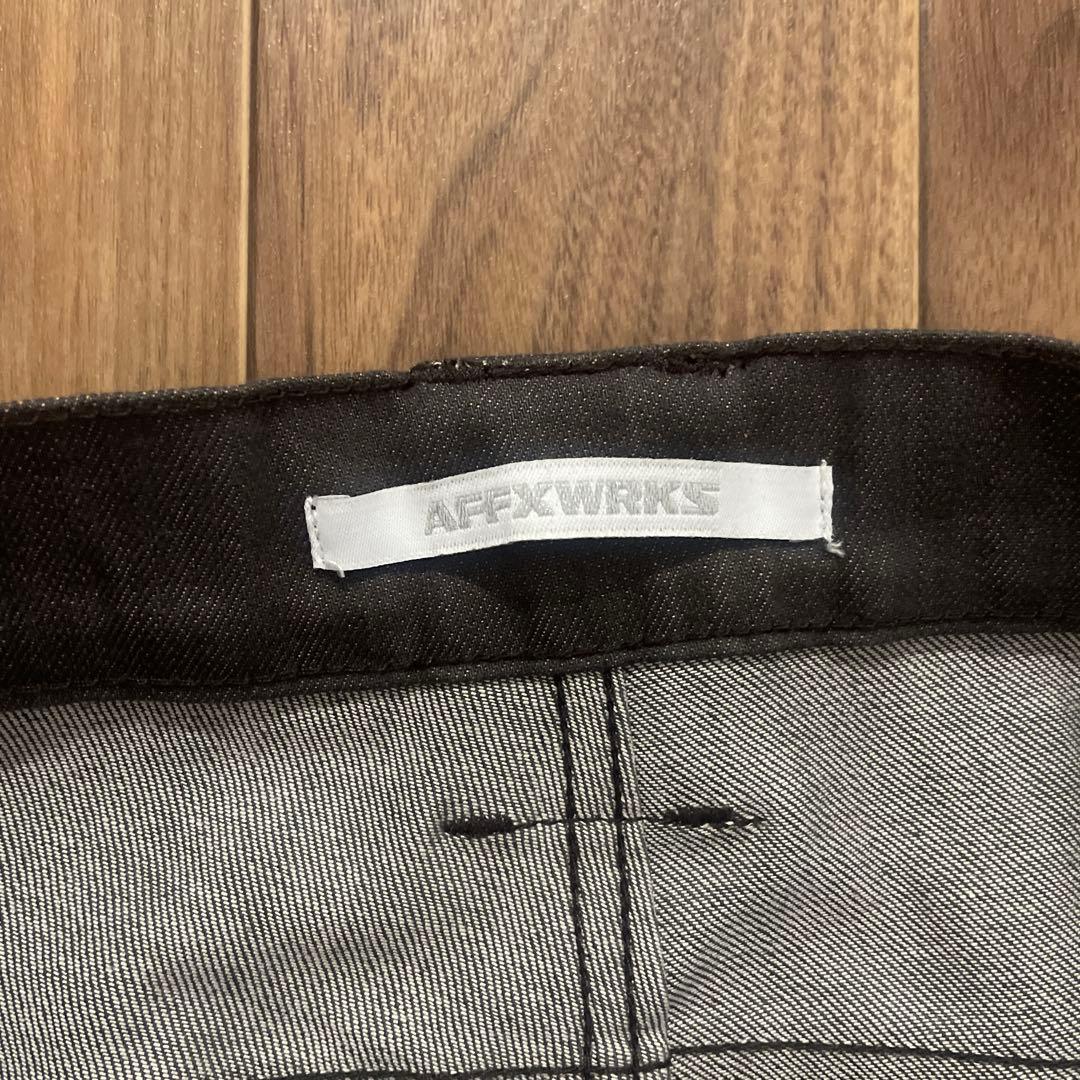 AFFXWRKS グレー カーゴパンツ