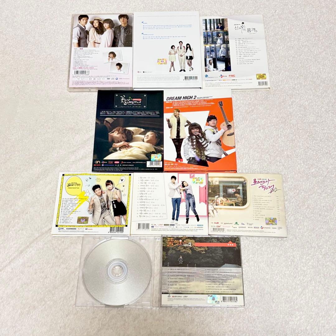 【OST】韓国ドラマオリジナルサウンドトラック10点まとめ売りDVD付きあり