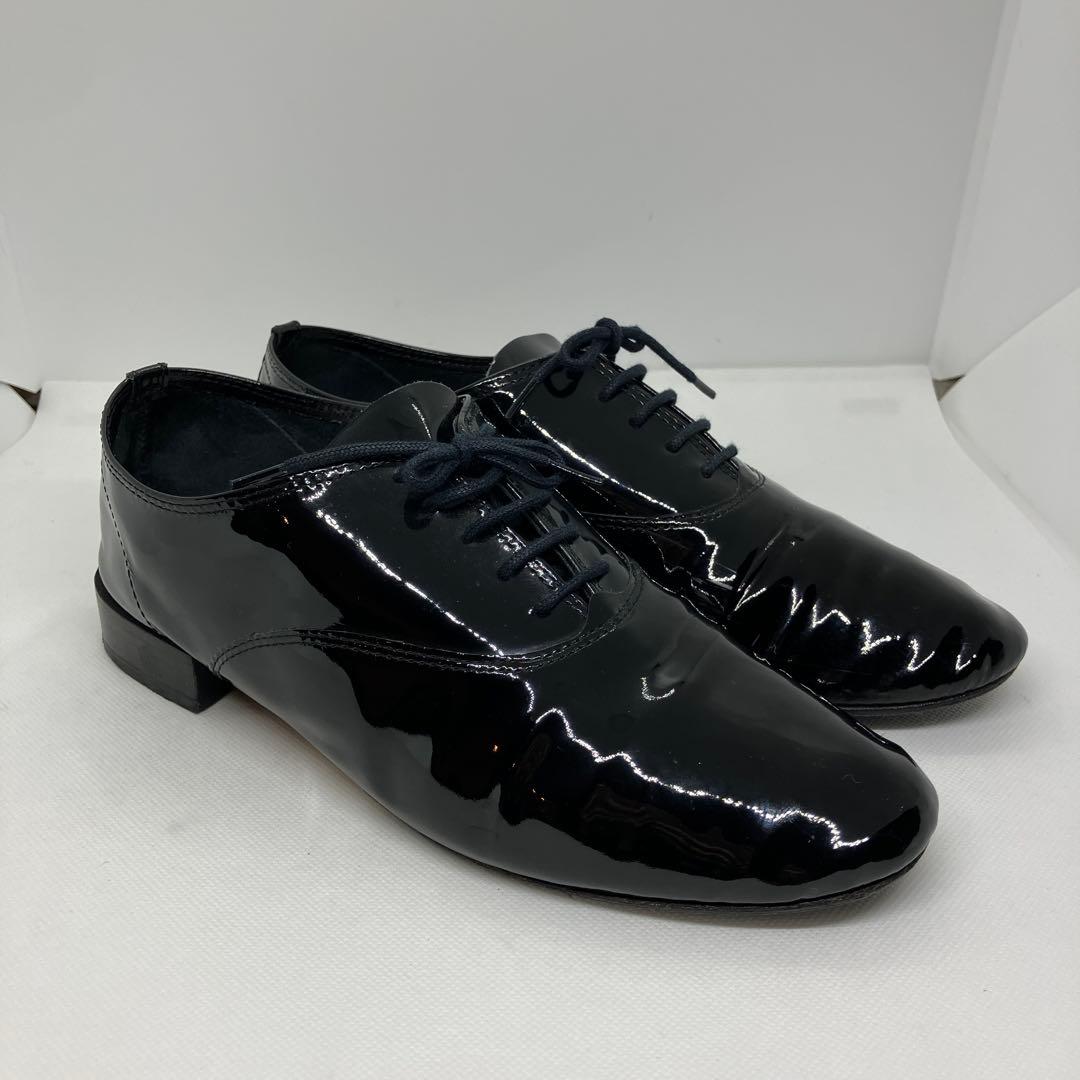 repetto レペット　エナメルレースアップシューズ　39