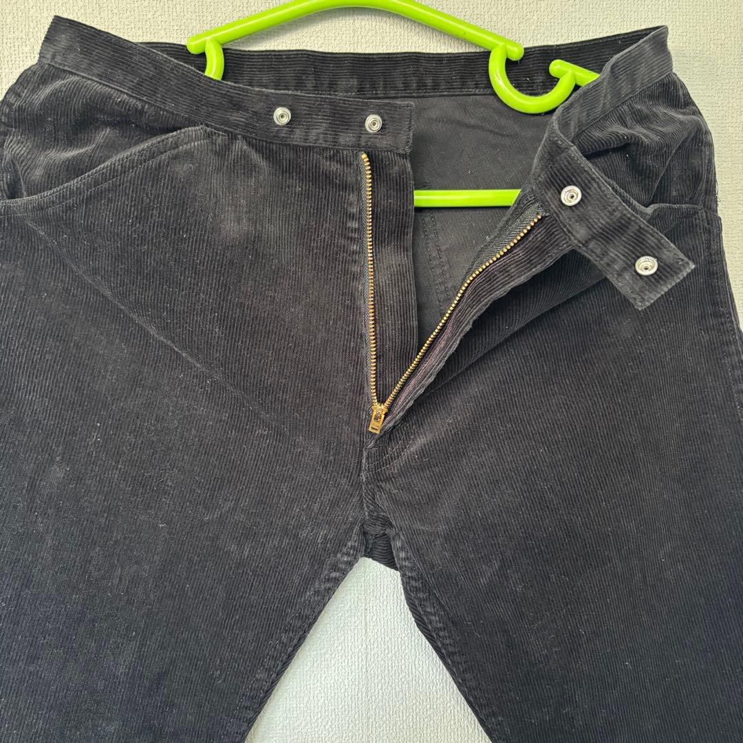 ANATOMICA　コーデュロイ マックイーンパンツ ブラック