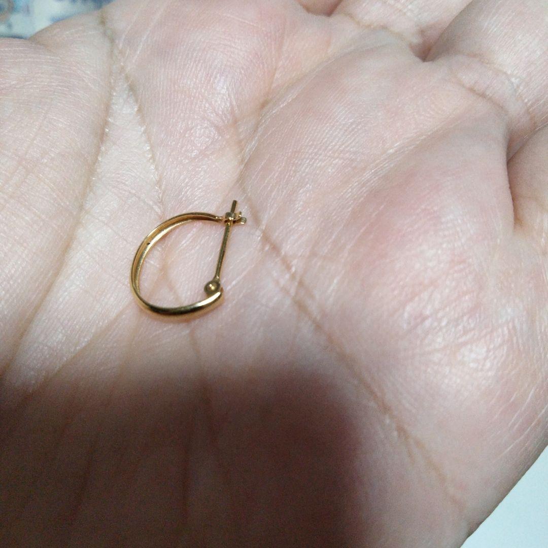 ゆうすけさん専用k18 フープピアス 片耳用