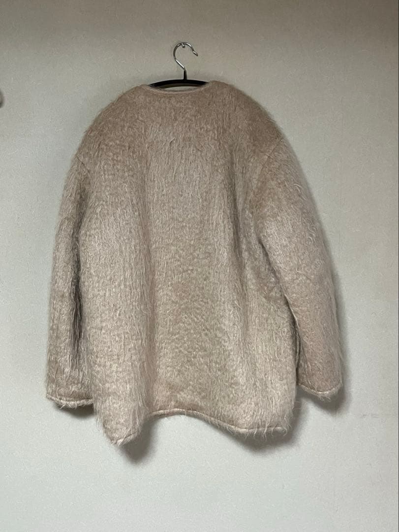 【なっちゃん】nowos モヘアシャギーコート　ジャケット　M