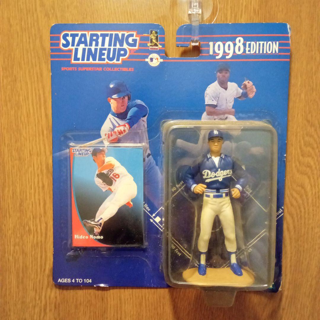 Starting Lineup 1998 野茂英雄フィギュア+近鉄時代のカード