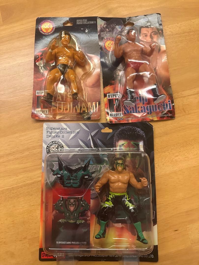 新日本プロレス パワーウォーリアー 坂口征二　藤波辰爾　フィギュアセット