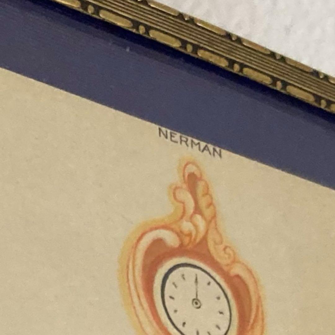 アンティークフレームA★超希少スウェーデン1920年代エイナルネイマンカード入り