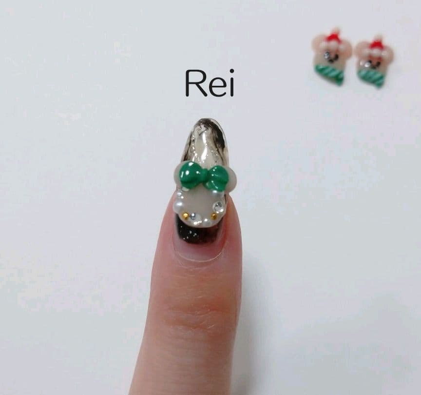 蓄光*リース**ネイルパーツ*