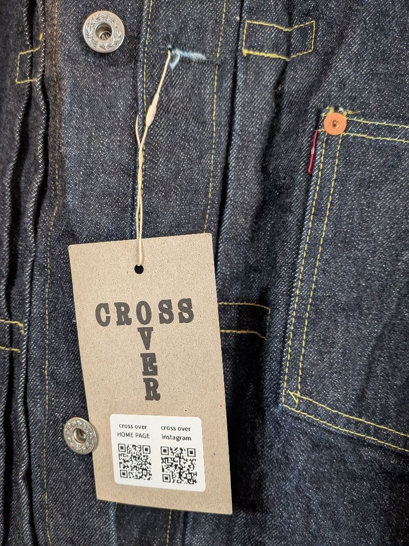 新品 TCB 旧大戦モデル TCBjeans S40's size44 赤タブ