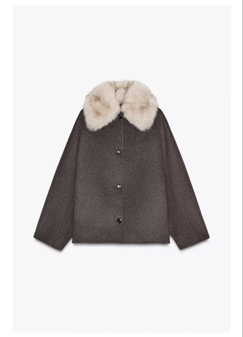 ZARA 襟付きコート