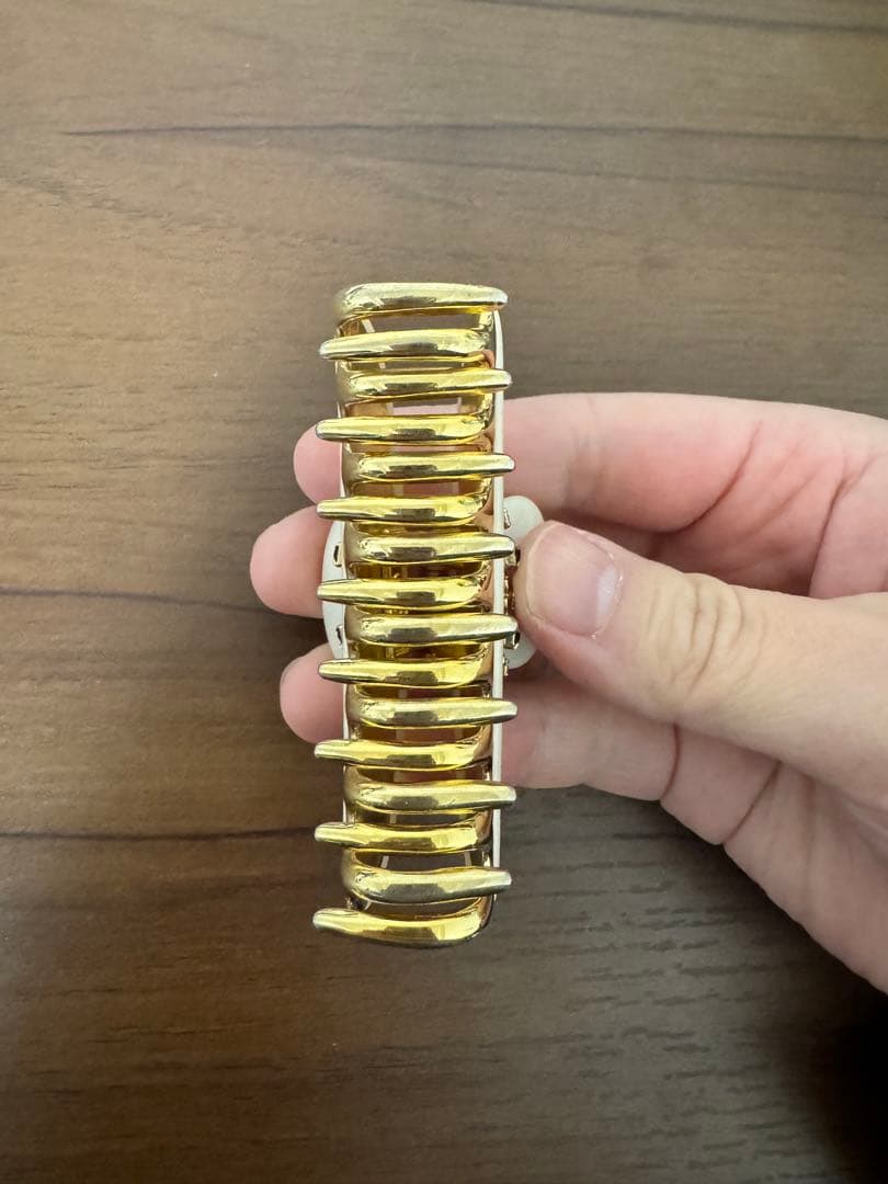 acca ヘアクリップ2個セット オフホワイト