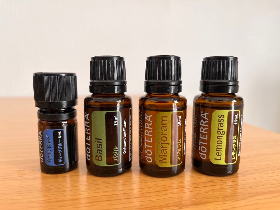 【未開封3本/肩・首・腰に】doTERRA Deep Blue他4本セット