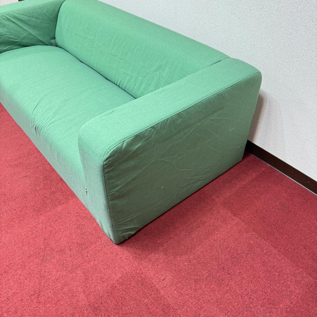 東京23区送料無料　超美品2かけソファー　可愛い緑色　洗浄/除菌済み