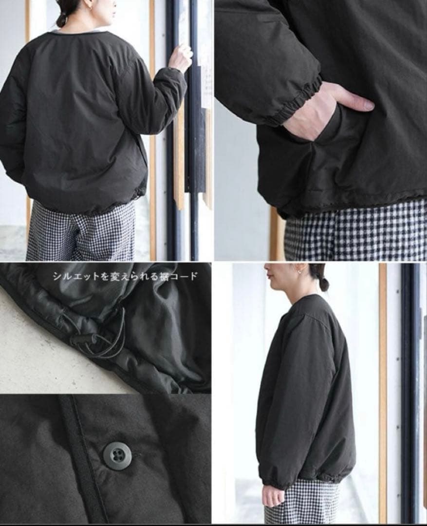 ノーカラーアウター【新品タグ付】WOODY HOUSE 人気2026福袋