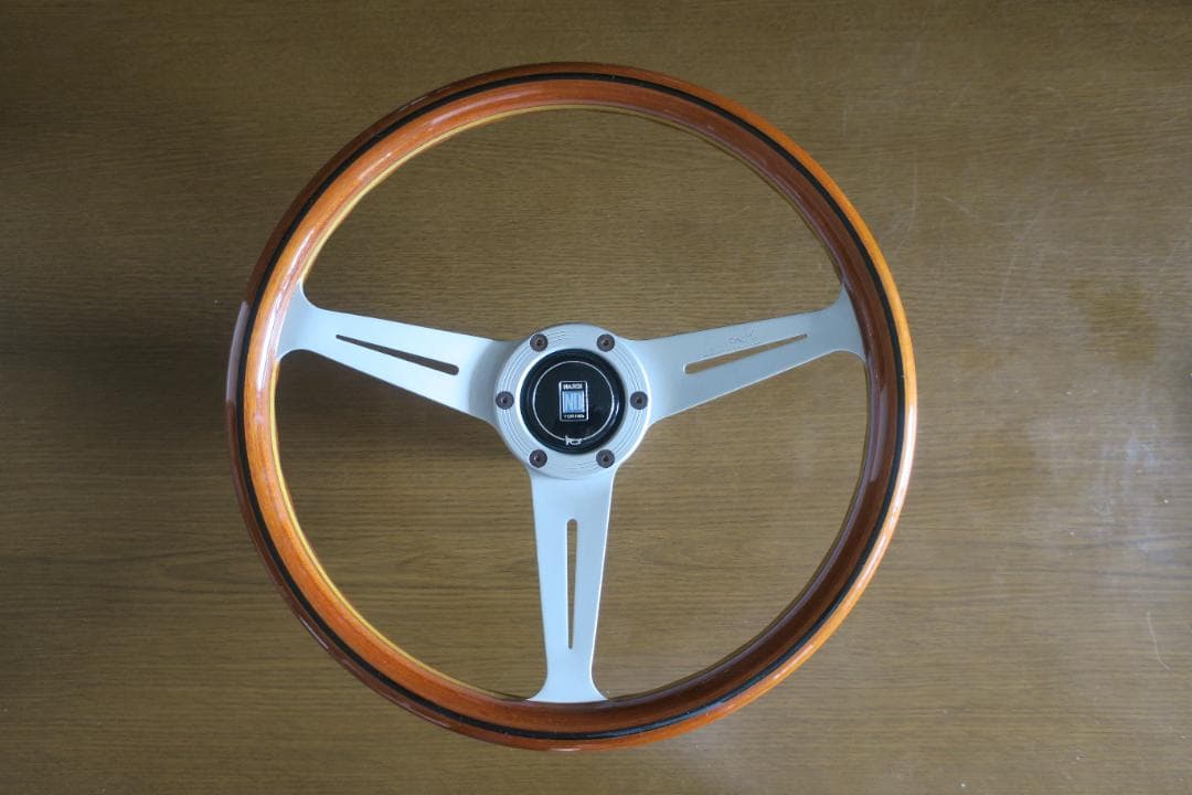 【希少】NARDI クラシック VITE ウッドステアリング シルバースポーク