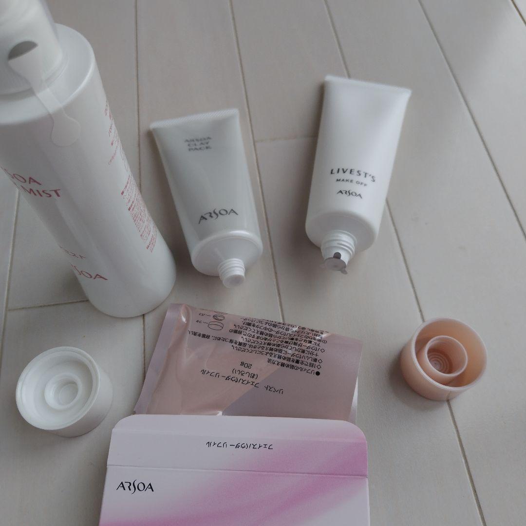 ARSOA メイクオフ、パック、ヘアミスト、フェイスパウダー