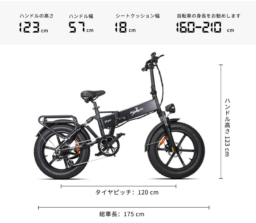 Miyazaki Pro ファットバイク 電動アシスト自転車 E-BIKE