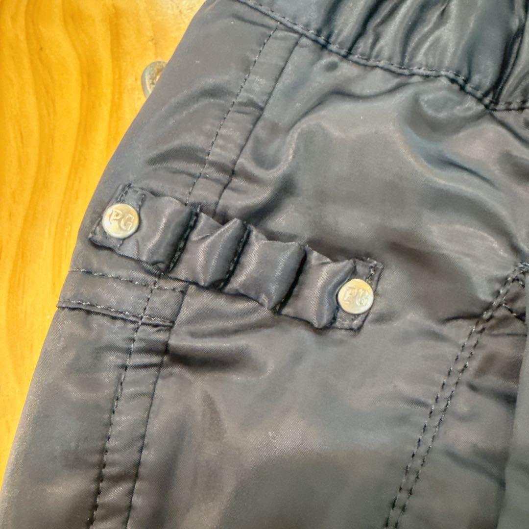 【中古美品】パーリーゲイツ　暖パンツ　中綿入り　ブラック　メンズパンツ　サイズ6