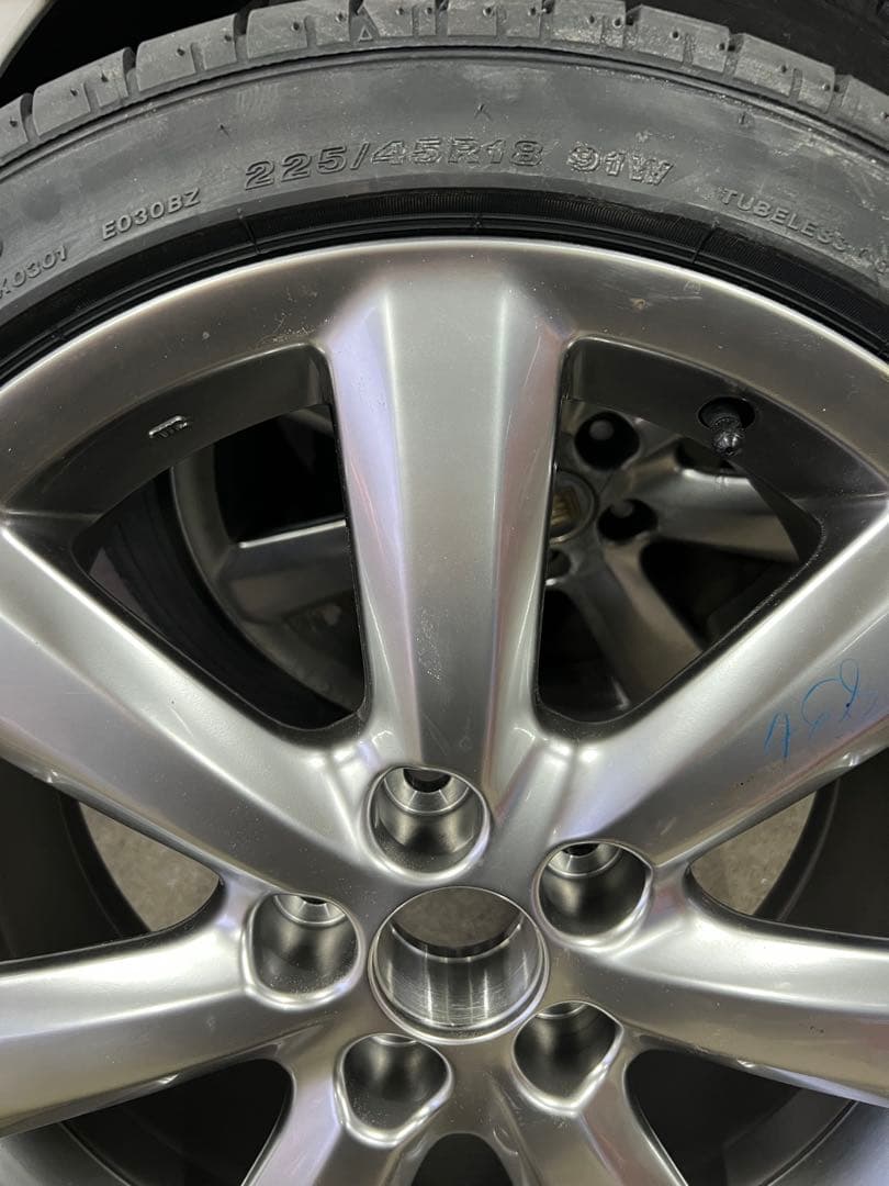 18インチホイールセット ブリヂストンタイヤ付き