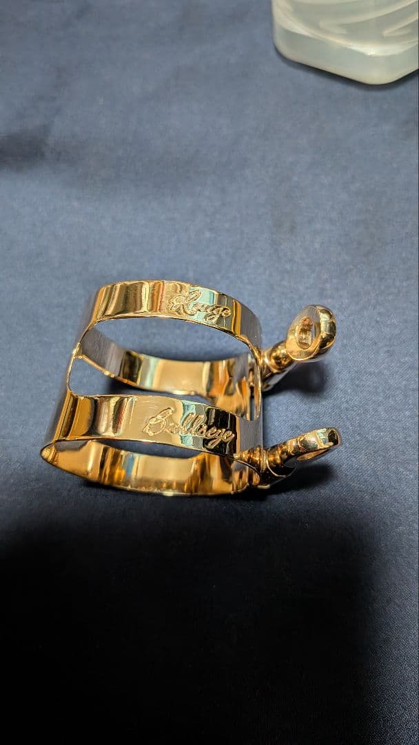 ブルズアイ　ルージュEXSS PGP　バスクラリネット用リガチャー　総銀製