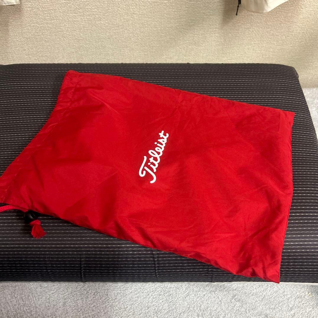 Titleist 2WAYレインウェア Lサイズ 赤　美品