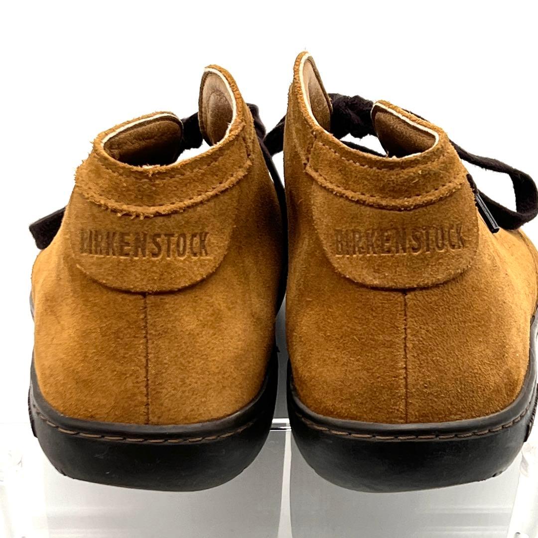 【美品】ビルケンシュトック 38 24.5 スカルバ ミドル 本革 スエード