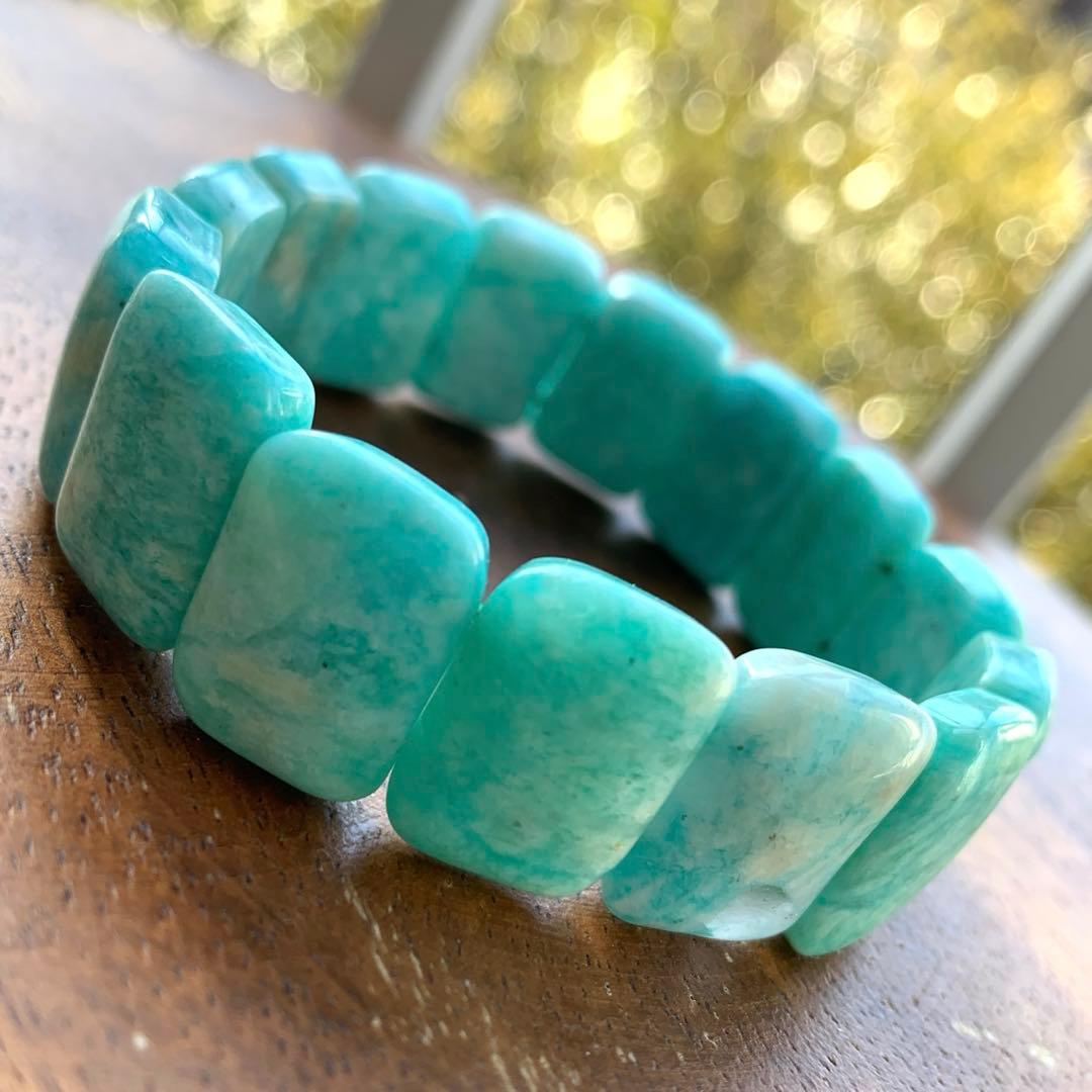 心身のストレスを和らげ、精神的、肉体的に活性化を促し　アマゾナイト