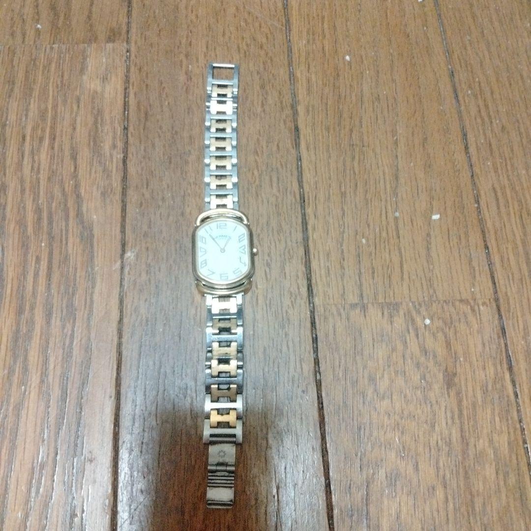 ジャンク品　レディース オーバルケース 時計