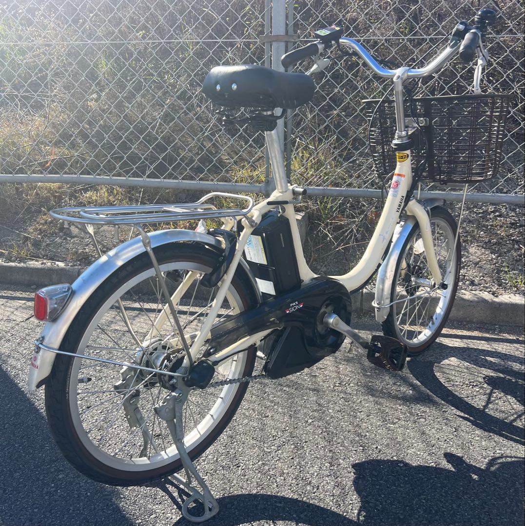 ヤマハPASシオン20インチ電動アシスト自転車程度の良いバッテリー付き関東圏配送
