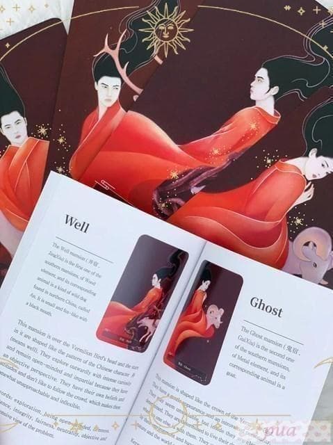 【正規品オラクルカード】金縁＆箔押し超美麗レアデッキ✨中国占星術二十八宿のカード