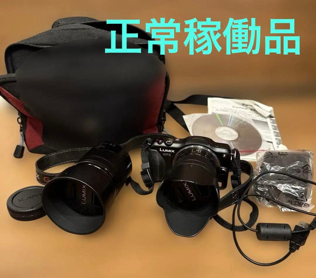 Panasonic Lumix ダブルズームレンズキット DMC-GF5WA-K