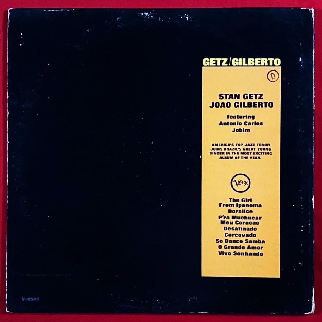 ★不動の名盤【USオリジナル／希少MONO／黒T字ラベル】ゲッツ & ジルベルト