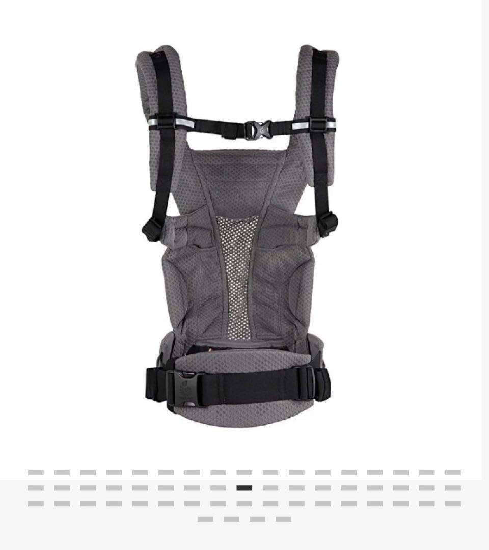 【美品】エルゴベビー抱っこ紐　オムニブリーズ　グラファイトグレー