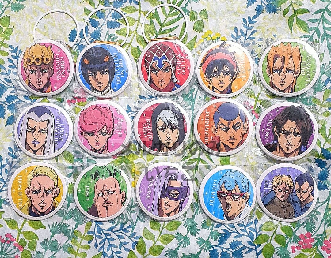 ジョジョ プライズ 缶バッジ 15点セット セガ GIGO