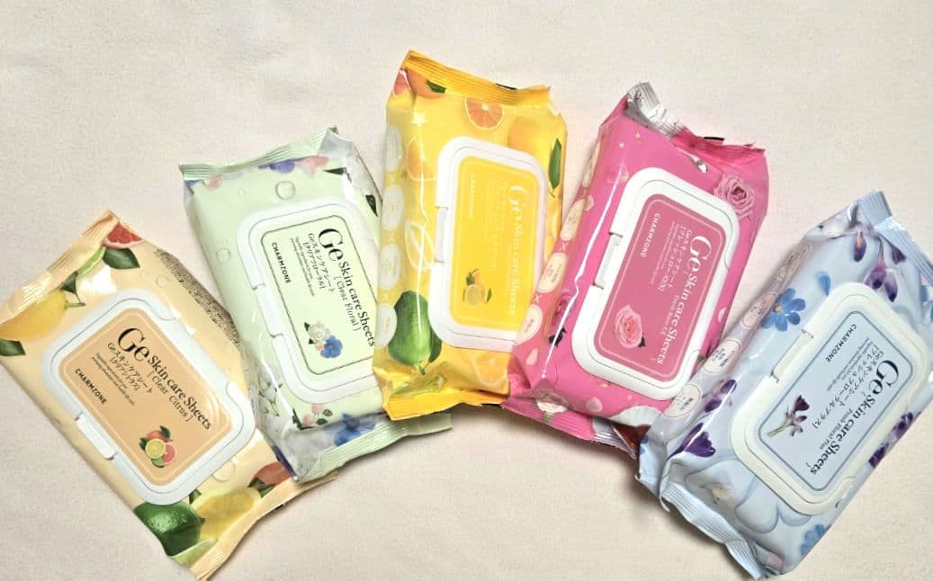 チャームゾーン スキンケアシート 60枚入り 5種類 300枚