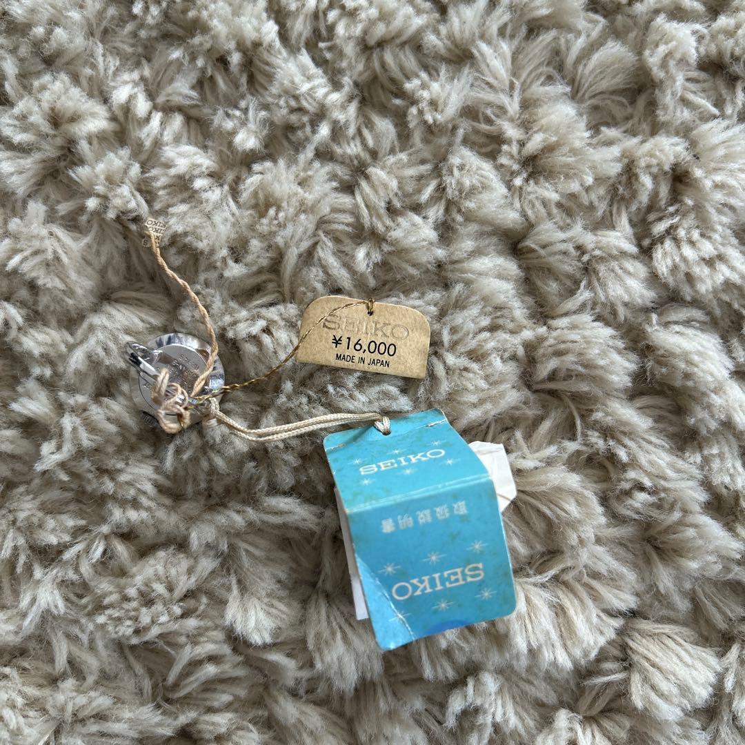 SEIKO アナログリング時計 青文字盤