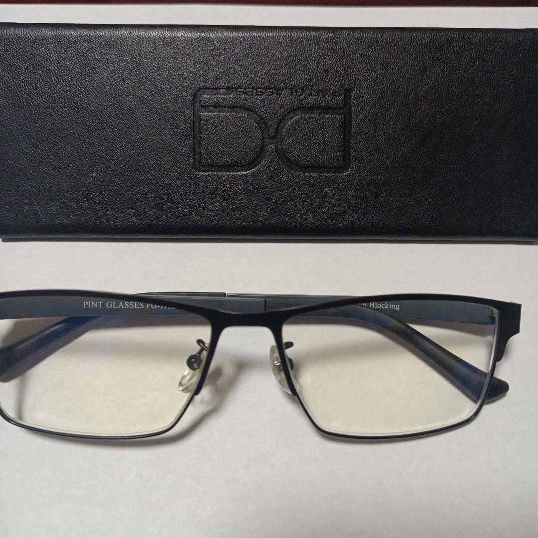 美品です□ピントグラス PG-111L-BK□軽度　老眼鏡