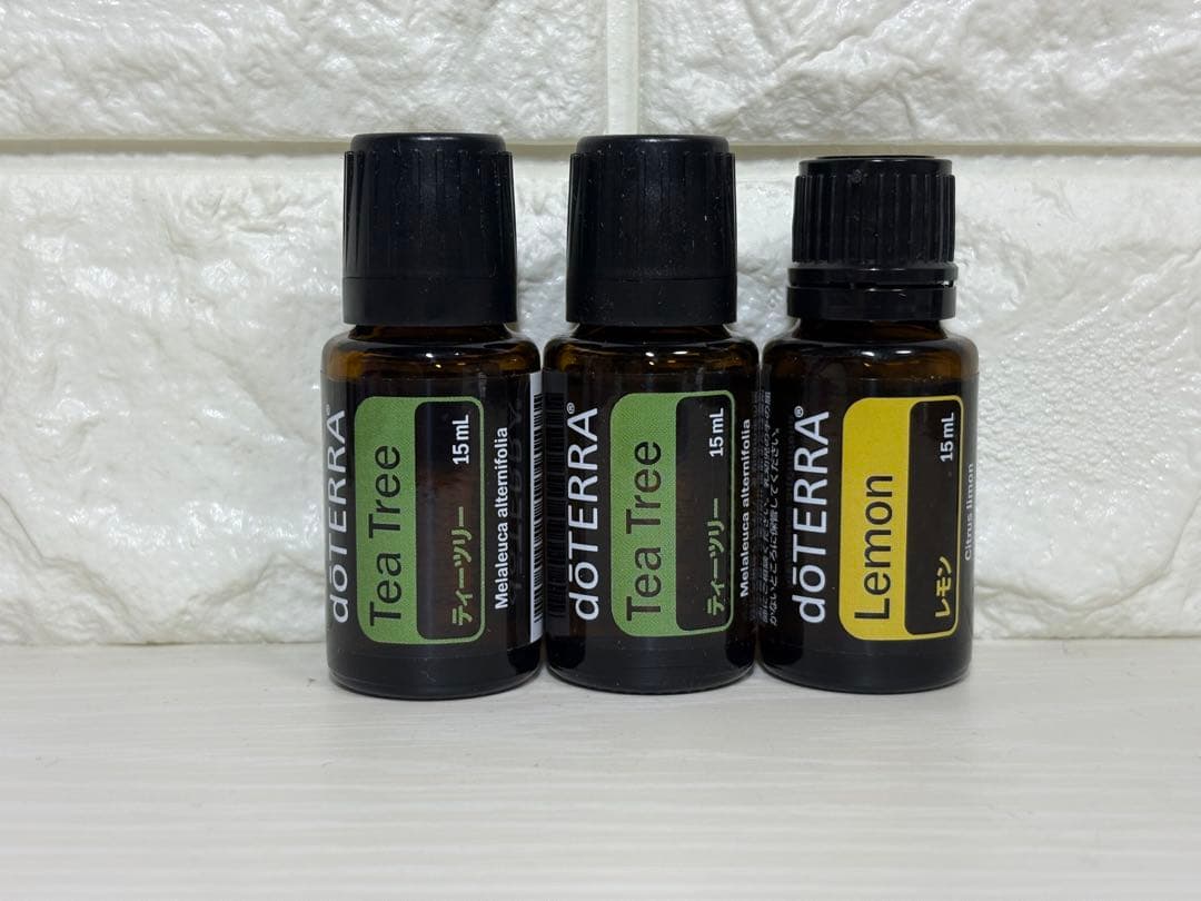 doTERRA ドテラティーツリー15 ml ２本　& Lemonレモン15 m