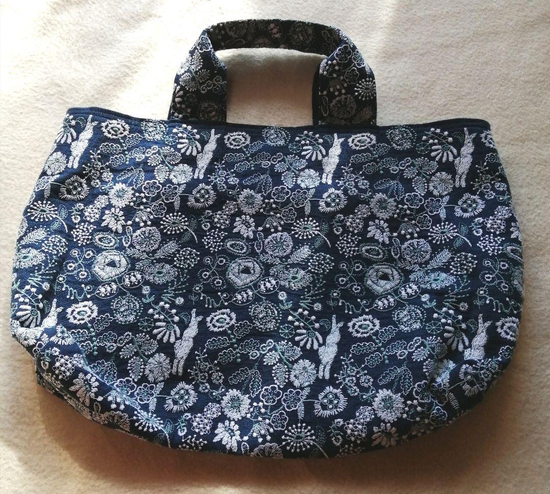 ミナペルホネン　ハンドメイド　パニーニ風バッグ　celebrate