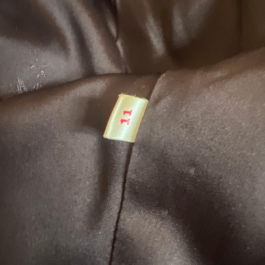 送料　ブラウンファー コート