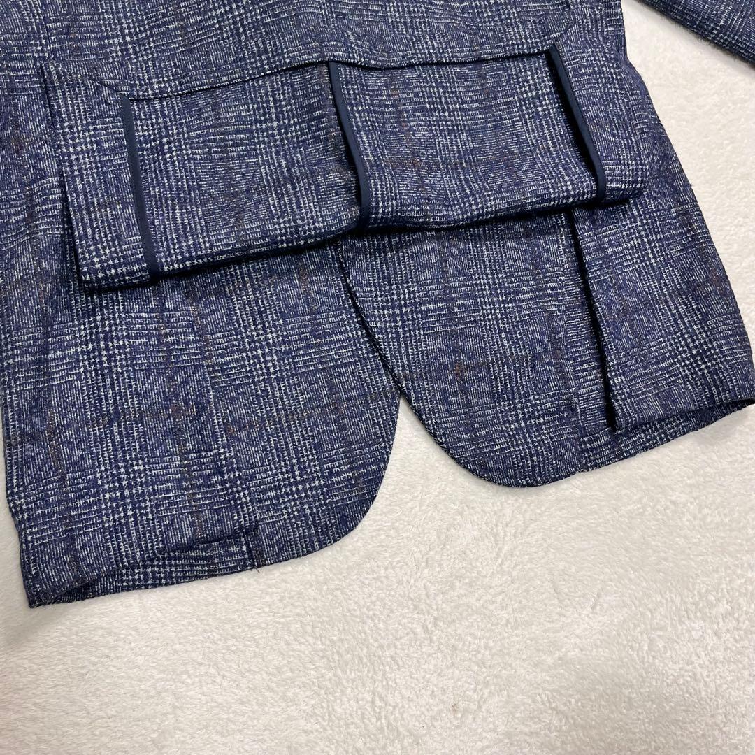 美品『GLRユナイテッドアローズ』サルトリアリング グレンチェック2Bジャケット