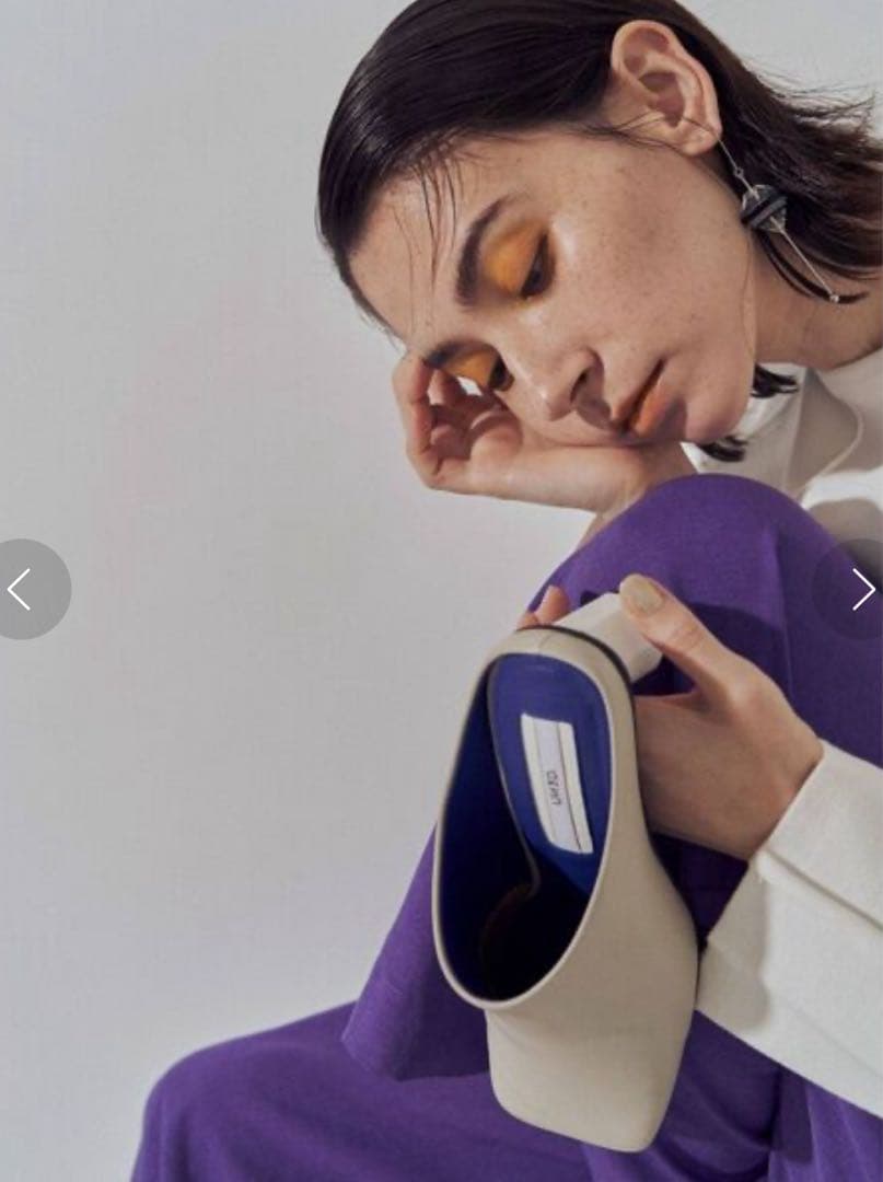 【UN3D.】アンスリード　スクエアミュール　ベージュ　美品