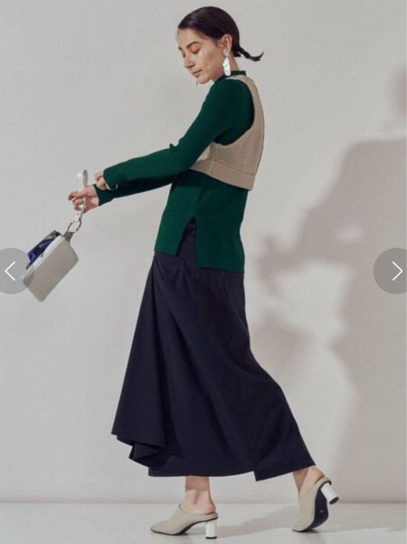 【UN3D.】アンスリード　スクエアミュール　ベージュ　美品