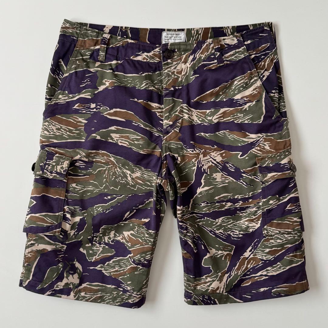 ほぼ新品★リアルマッコイズ パープルタイガーカモ カーゴショーツ L パンツ