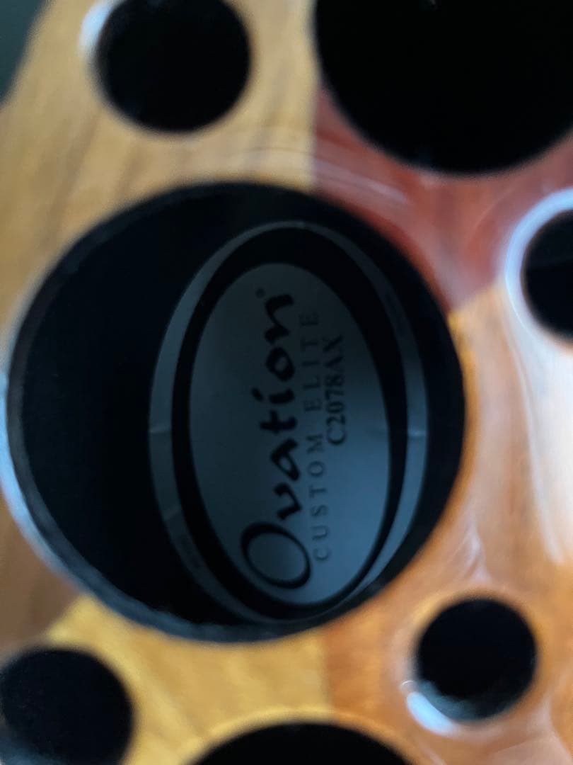 Ovation custom Eliteエレアコギター ブラック