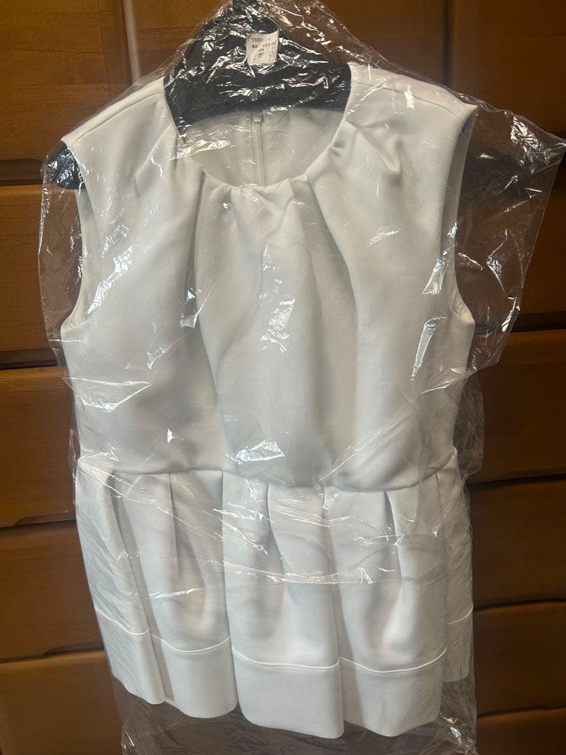 TREFLE+1 トレフルプラスワン クラウドトップス ノースリーブ ホワイト